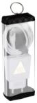 Flippy Incarcator Retea 2.1A 2USB Cablu Type-C T06 Flippy Blister, Alb (03579)