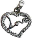 Flippy Pandantiv, Jolie Silver, Argint 925, Model Inima Love, 1.2 g, 1.5 x 1.5 cm (116712)
