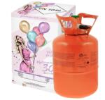 Flippy Butelie Heliu de Unica Folosinta, Flippy, Butelie pentru 30 Baloane Latex, ideala pentru Petreceri si Evenimente, 0.20 m3, 24 x 24 x 42 cm, Rosu (161929)