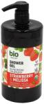 Bio Gel de Dus cu Pompa, Bio Naturell, Strawberry si Melissa, 946 ml (58314)