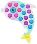 Flippy Jucarie senzoriala antistres, Simple Dimple, Delfin, Multicolor (107697)