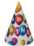 Flippy Set 6 Coifuri, Flippy, Petrecere Copii, din Carton, 20 x 13.5 cm, Model 6 Happy Birthday, Multicolor (130484)