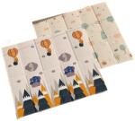 Flippy Covoras pentru Copii, Flippy, cu 2 Fete, Model Padure/Elefanti, din XPE+PE, Impermeabil, Antiderapant, Protectie Termica, +3 Luni, Pliabil, 180 x 200 x 1.5 cm, Multicolor (134556)