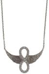 Flippy Colier din Argint 925, Jolie Silver, Model Infinit cu Aripi, cu Zirconii Albe, Finisaj Lucios, Lungime 40 cm, Argintiu (102818)