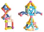 Flippy Piese Magnetice pentru Copii, Flippy, Set din 162 de Piese de diferite Culori, Constructor Magnetic cu Posibilitatea de a Construii forme Nelimitate, Multicolor (164998)