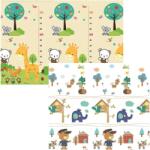 Flippy Covoras pentru Copii, Flippy, cu 2 Fete, Model ZOO/Ursulet, din XPE+PE, Impermeabil, Antiderapant, Protectie Termica, +3 Luni, Pliabil, 180 x 200 x 1.5 cm, Multicolor (134544)