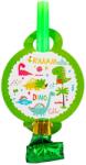 Flippy Set 6 Suflatori, Flippy, Colectia Dino Park, 12 x 7 cm, din Carton/Plastic/Hartie, Multicolor (132659)