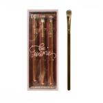 Kevin&Coco Set 3 Pensule pentru Machiaj Ochi, Kevin&Coco Be Mine Makeup Brush Set, Pentru Aplicarea si Estomparea Fardului de Ochi, Peri Moi pentru Aplicare Uniforma, Ambalaj Elegant Tip Cutie Cadou, Rose Gold (