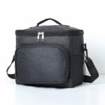 Flippy Geanta pentru Picnic cu izolare termica, Flippy, Multifunctionala, Compartimentata, 2 Tipuri de Manere, Impermeabila, 26x24x17 cm, Negru (131636)