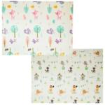 Flippy Covoras pentru Copii, Flippy, cu 2 Fete, Model Caprioare/Circ, din XPE+PE, Impermeabil, Antiderapant, Protectie Termica, +3 Luni, Pliabil, 150 x 200 x 1 cm, Multicolor (135726)