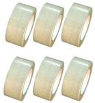 Flippy Set 6 buc Banda adeziva tip scotch Flippy Transparenta latime 48 mm x 60 m lungime (124951)
