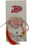 Jolie Martisor pentru copii, Jolie, Material Metal, Ambalaj Carton cu Design, Dimensiune Brosa Aproximativ 2x2 cm, Multicolor, Model Inima (164954)