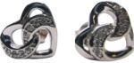 Jolie Silver Cercei Argint 925 Inima Impletita, 1.5g (116667)