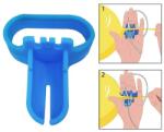 Flippy Dispozitiv de Legat Baloane, Flippy, din Plastic, pentru Mana, 6.5 x 5.5 cm, Albastru (127370)
