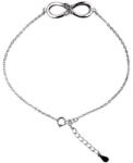 Jolie Silver Brățară Damă din Argint 925, Jolie Silver, Model Infinit cu Fluture, Design Elegant și Delicat, Simbol al Libertății și Conexiunilor Durabile, Argintiu (102968)
