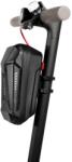 Flippy Borseta pentru bicicleta/trotineta Flippy, spatiu de depozitare, antisoc, waterproof, cu fermoar, 3L, material carbon si plastic dur, pentru trotineta electrica scuter, bicicleta, negru (125137) Trotineta
