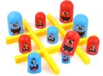 Flippy Joc Interactiv, Flippy, Tic Tac Toe Gobble, din Plastic, +3 Ani, 18 Piese, 21.5 x 4 x 10 cm, Albastru/Rosu (134199)