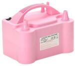 Flippy Pompa Electrica Pentru Umflat Baloane, 600 W, Doua Capete de Umflat, din Plastic, 19.5 x 14 x 13 cm, Roz (132464)