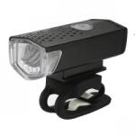 Flippy Far cu LED proiector pentru bicicletatrotineta, Flippy, reincarcabil, cablu USB inclus, 3 moduri de lumina, IPX4, Negru, 6.5x2.9x2.3 cm (125129)