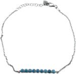 Jolie Silver Bratara pentru Dame, Jolie Silver, Argint 925, Model Tenis cu 9 Pietre, Ajustabila, 2.1 gr, Argintiu (125975)