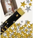 Flippy Tub de Confetti, Flippy, Bonne Annee, 40x5 cm, Confetii Stelute din Aluminiu, Auriu/Argintiu (137782)