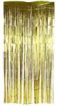 Flippy Perdea Franjurata, Flippy, Model Decor Petrecere, pentru Fundal de Poze, Amenajare Colorata a Petrecerii, Dimensiune 100x200 cm, Gold (132503) Fata de masa