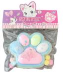 Flippy Jucarie Antistres Squishy, Flippy, cu Revenire Lenta, Model Labuta de Pisica, 200g, 12.5 x 10.5 cm Squeeze Pinch Family, Ambalaj Transparent, Model 4 (136169)