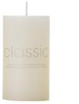 Flippy Lumanare Decorativa, Flippy, din Parafina, Cilindrica, Fara Fum si Fara Parfum, 5 x 10 cm, 190 g, Ardere 24h, Ivory Alb (134138)