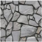 Flippy Set 10 x Placi Tapet Autocolant 3D cu Imitatie de Pietre, pentru Perete Bucatarie Sufragerie, Usor de Curatat, Rezistent la Apa, Autoadeziv, 30x30 cm, Gri (126516)
