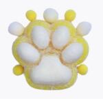 Flippy Jucarie Interactiva Squishy, Flippy, Model Cat Paw, Squeeze Pinch Family, Revenire Lenta, din TPR, +3 Ani, 7.5 cm, Textura Puf, Galben (136064)