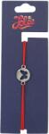 Jolie Martisor Bratara din Inox pentru Copii, Jolie, Textil si Inox, Snur Rosu, Model Fluture, Argintiu (135202)