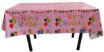 Flippy Fata de Masa, Flippy, din Folie, Imprimeu Happy Birthday cu Baloane, 137 x 274 cm, Roz (130097) Fata de masa