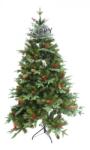 Flippy Brad Artificial bogat de Craciun Premium, Flippy, 2.10 m inaltime, suport metalic inclus, Verde, Decorat, Interior/ Exterior, 1172 ramuri (105731)