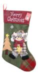 Flippy Ciorap Cadouri, Flippy, cu model elf, verde, marimea 20x40 cm, textil, interior (104837)