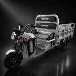 Flippy Triciclu Electic de Marfa Chuanqi, Saige, Fara Permis, Motor 1600W, Baterie 72V32Ah, Autonomie 60km, 250x88x115 cm, Viteza Maxima 25km/h, Gri (164168)