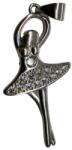 Flippy Pandantiv Argint 925 Balerina Mare cu Pietre (116686)