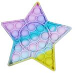 Flippy Jucarie Antistres, Flippy, Tip Pop It Now and Flip It, Steluta, din Silicon, Multicolor (131333)