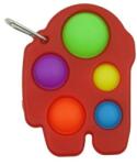 Flippy Jucarie Antistres Flippy - Fidget Toy, Simple Dimple, Among us, Rosu (103349)