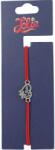 Jolie Martisor Bratara din Inox pentru Copii, Jolie, Textil si Inox, Snur Rosu, Model Inima Mama, Argintiu (135220)