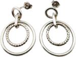 Jolie Silver Cercei Damă din Argint 925, Jolie Silver, Model Cerc în Cerc, Dimensiuni 2.5 x 2 cm, Design Elegant și Modern, Greutate 5.8 g, Argintiu (116756)