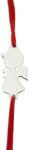 Flippy Martisor Bratara Argint 925, Jolie, Model Ingeras, Martisor de 1 Martie, cu Snur Rosu, Argintiu (165600)