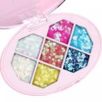 Flippy Paleta cu Glitter, Flippy, Varianta 1, 7 Nuante, Pentru Corp si Par, 50 g, Rezistent la Apa, 9.8 x 6.8 cm, Multicolor (125047)