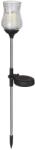 Flippy Lampa solara LED tip Lalea pentru gradina Flippy, inaltime 55 cm, material sticla si ABS, 2V, ABS, 600mAh, alb cald (124704)