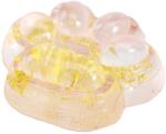 Flippy Jucarie Antistres Squishy, Flippy, cu Revenire Lenta, Squeeze Pinch Family, Model Cat Paw, 6.5 x 7 cm, din Tpr, 4-6 Ani, Model 2 Flori, Transparent (136046)