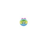 Flippy Jucarie senzoriala antistres cu ventuza de decompresie, Antrenare antebrat, Fidget Toy, Model Broasca, Macarons (104211)