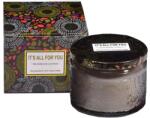 Flippy Lumanare Parfumata, Flippy, Model Borcan, Gri, Aroma de Lemn de Santal (134516)