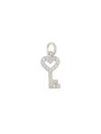 Flippy Pandantiv Jolie Silver din Argint 925, Model „Cheia Inimii cu Minizirconii, Design Minimalist (06676)