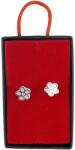 Jolie Silver Cercei din Argint 925, Jolie Silver, pentru Dama, Model Floare Cu 5 Petale, 1.1 g, Design Clasic Floral, Argintiu (125995)