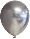 Flippy Set 12 Baloane, Flippy, din Latex Chrome, 13 cm, Argintiu (162080)