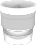 Flippy Forma pentru Gheata, Flippy, Sfera XL 6 cm, Silicon Alimentar Premium, Reutilizabila, Topire Lenta pentru Whiskey si Cocktail, Design Stackable, Alb (165272)
